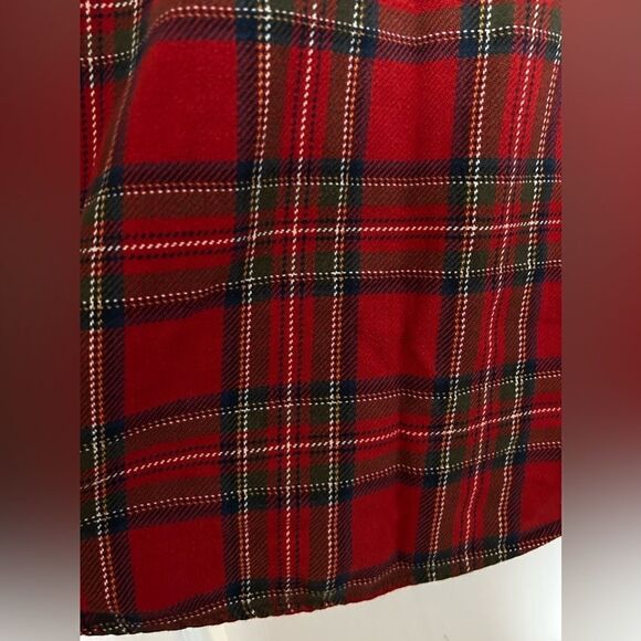 Abercrombie & Fitch long sleeve button down red plaid women’s Small soft cotton - Picture 11 of 14